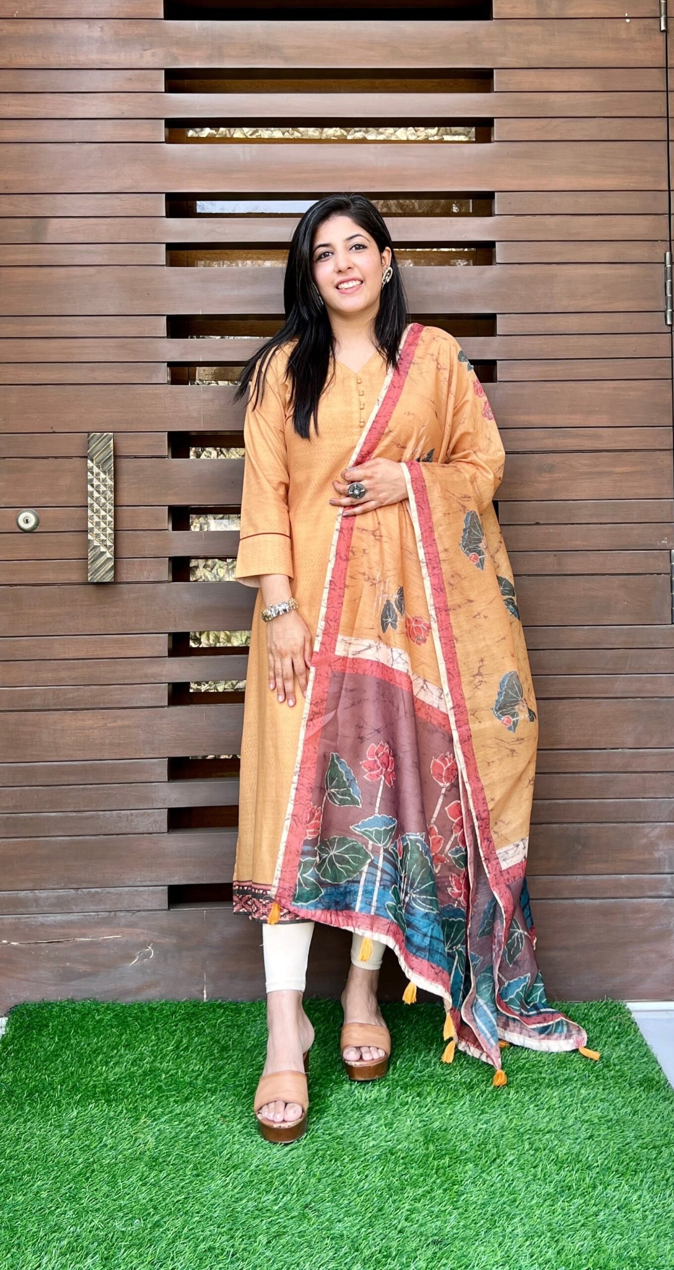 Bright and Beautiful Tara Yellow Dupatta