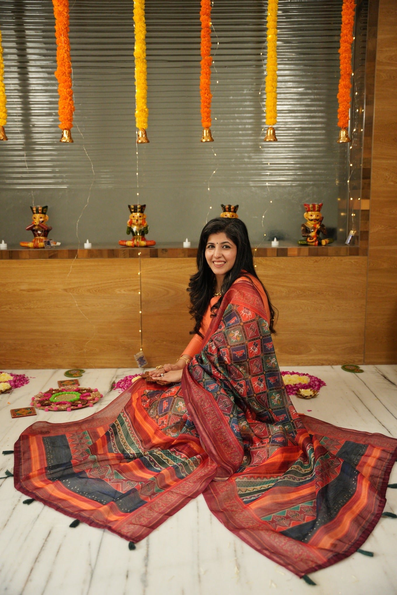 Elegant Sohni Angrakha Flare Suit Ensemble - Image 11