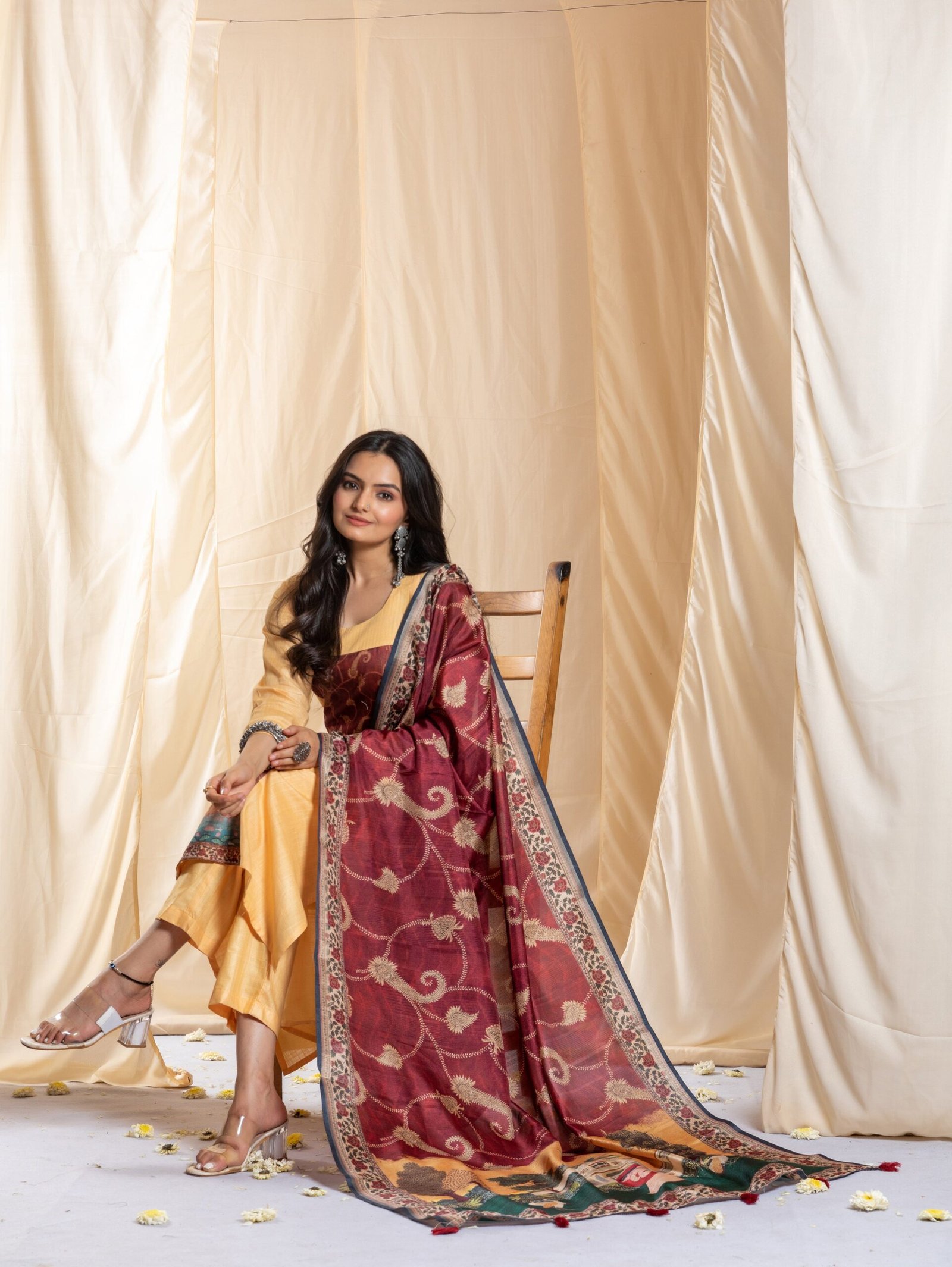 Sunny Aria Yellow 3-Piece Chic Ensemble - Image 3