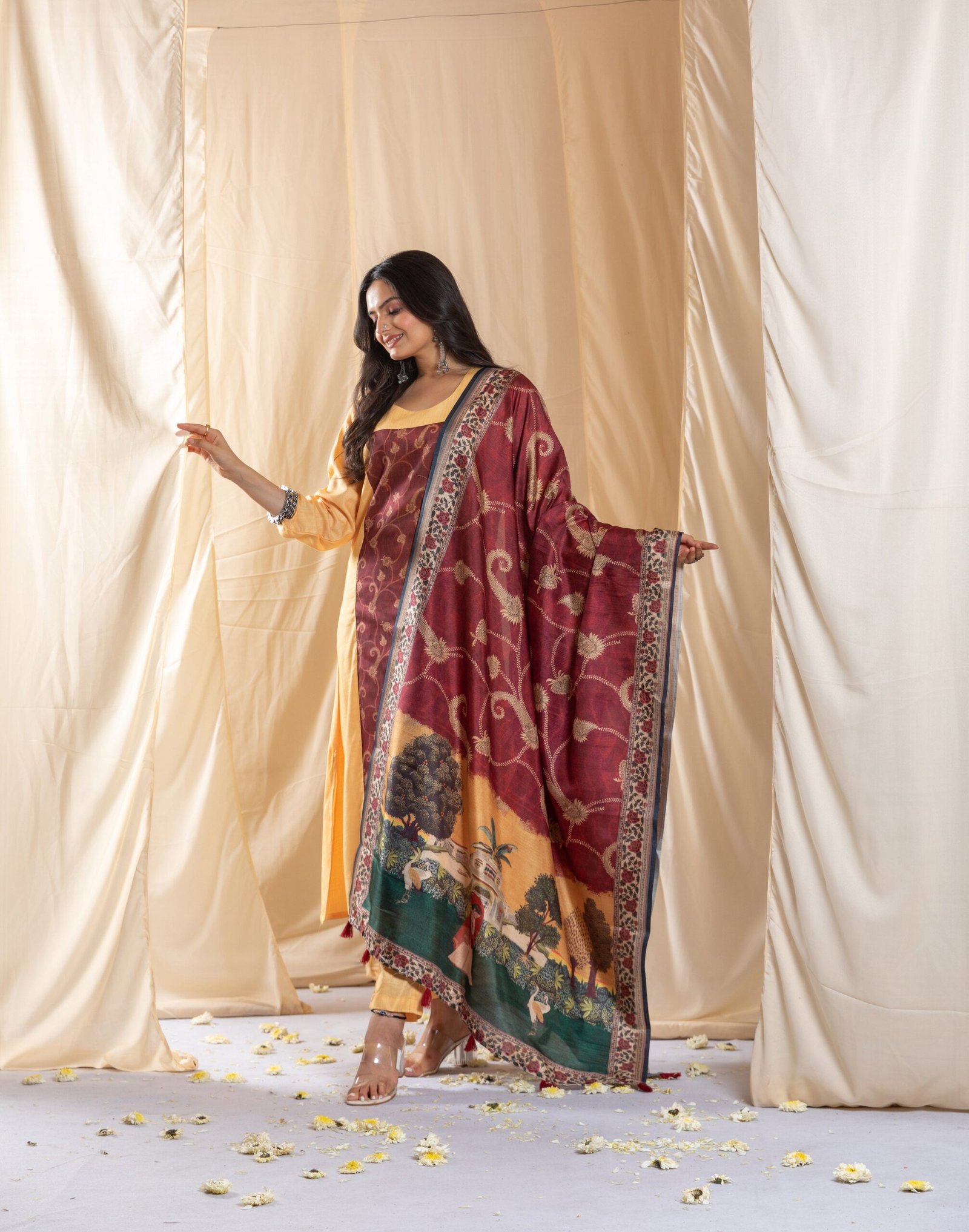 Sunny Aria Yellow 3-Piece Chic Ensemble