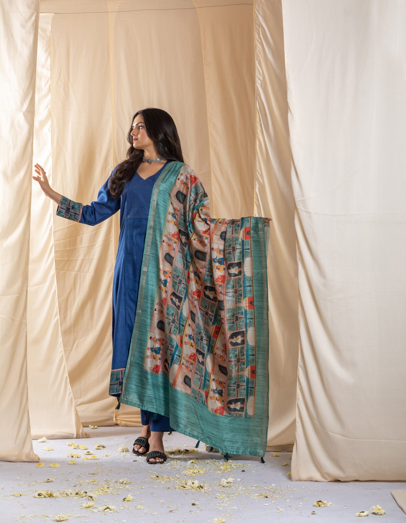 Elegant Myra Mulite Fashion Dupatta