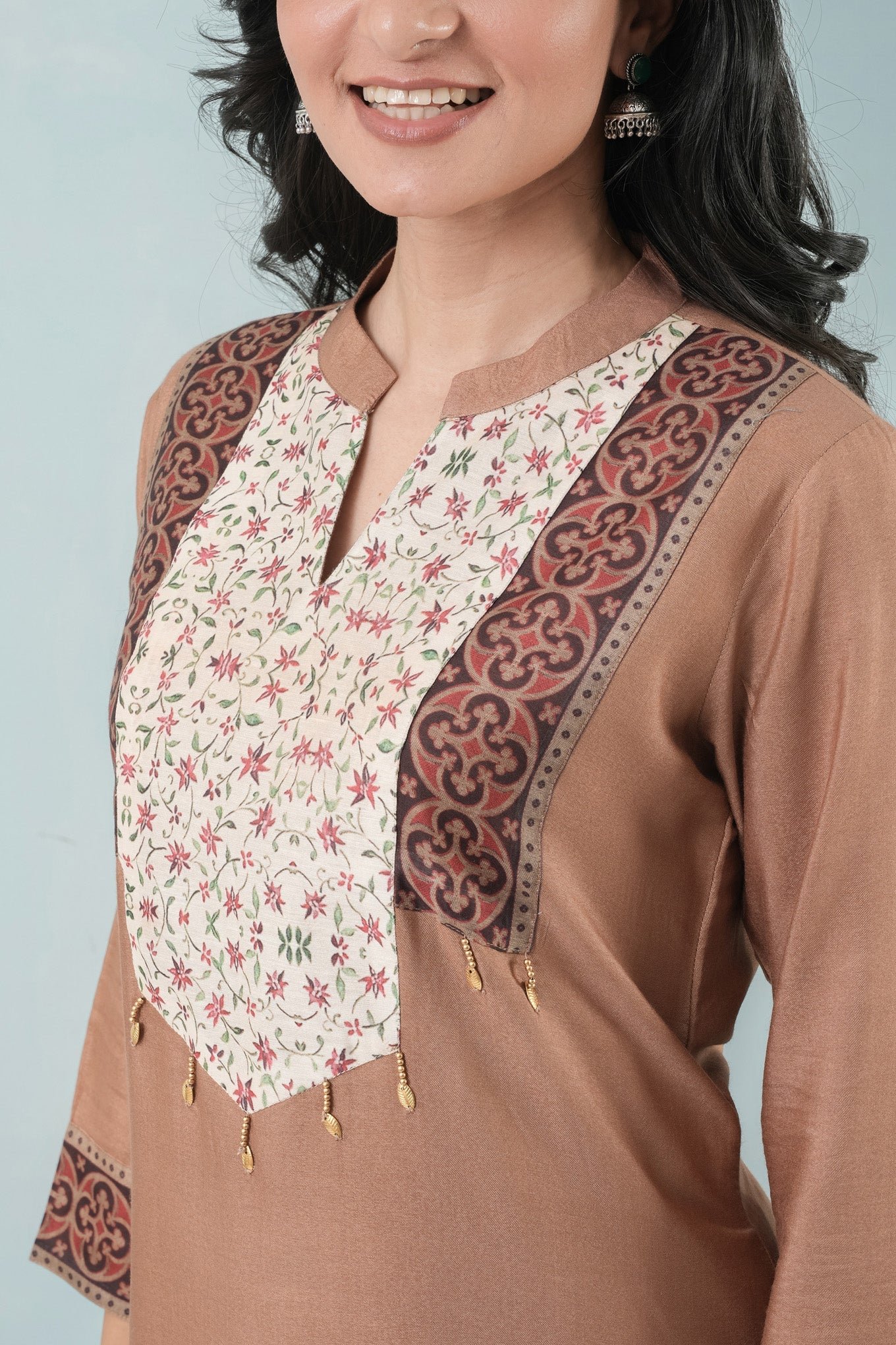 Elevate Your Style with the Simran Bliss Bhagalpuri Suit Set - Image 3