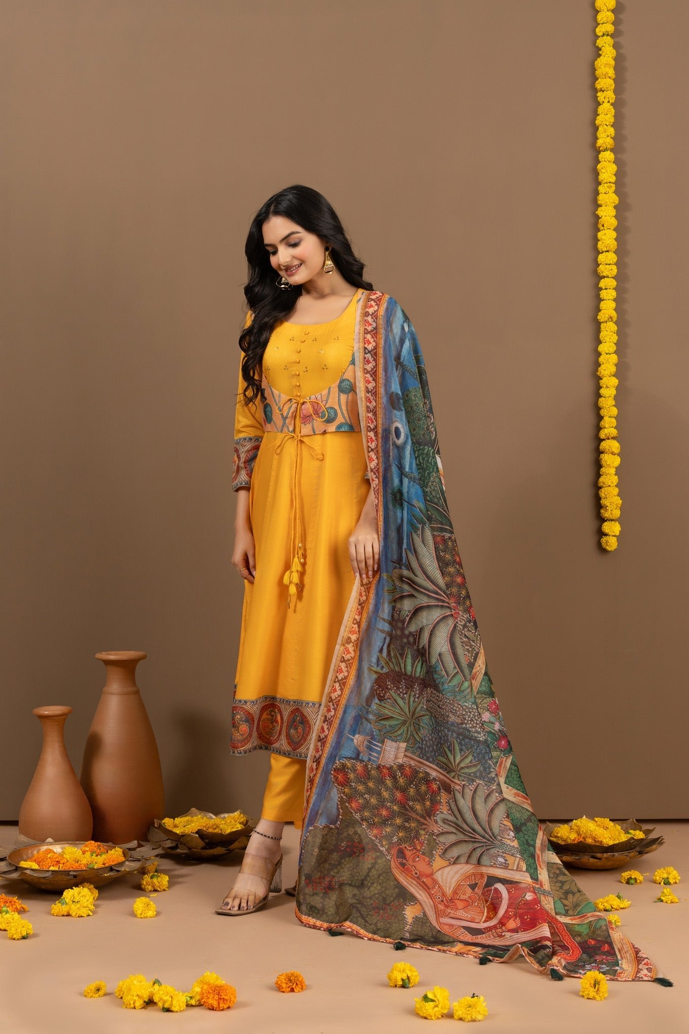 Radiant Bhagalpuri Suit by Nivriti