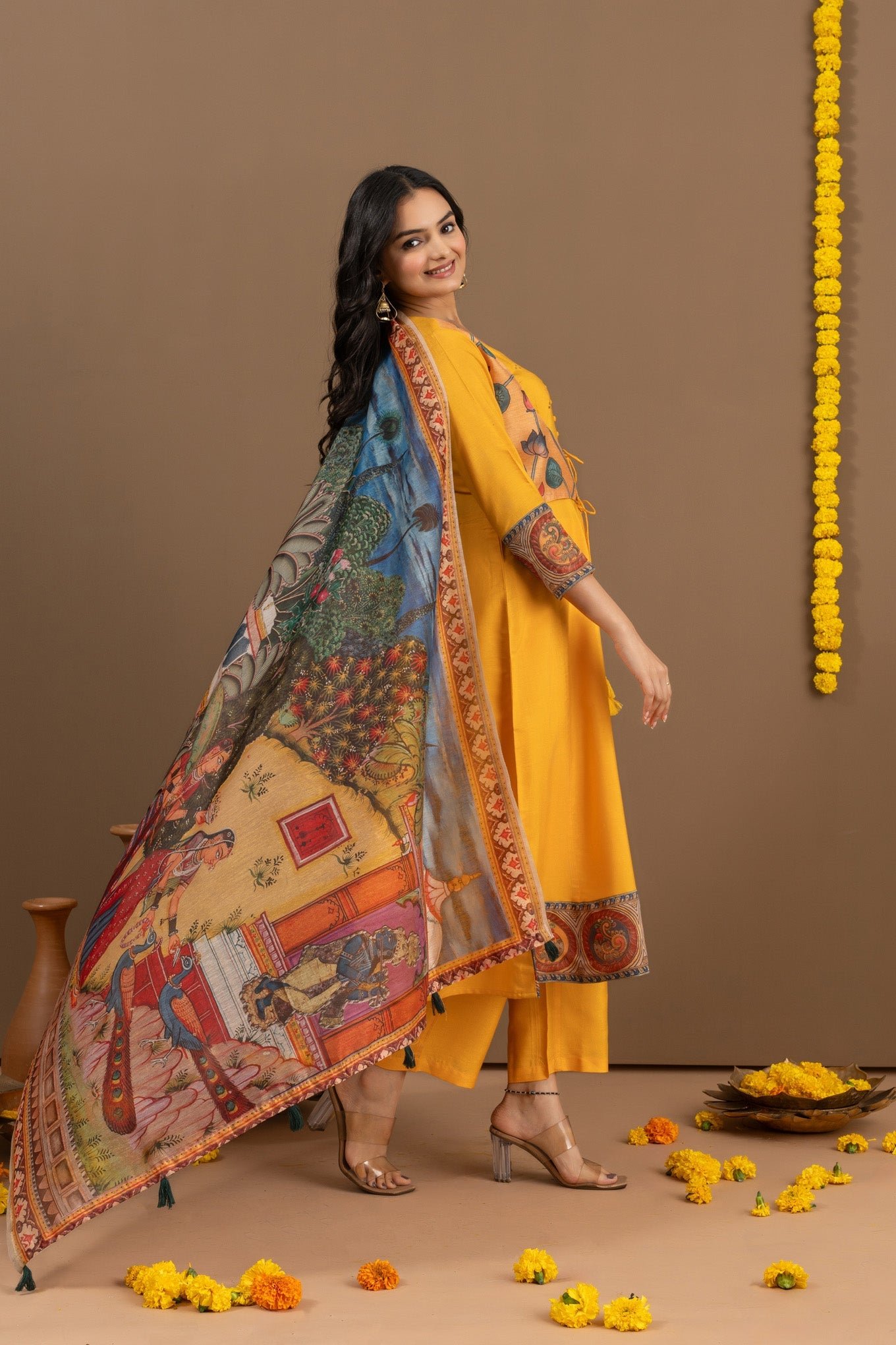 Radiant Bhagalpuri Suit by Nivriti - Image 5