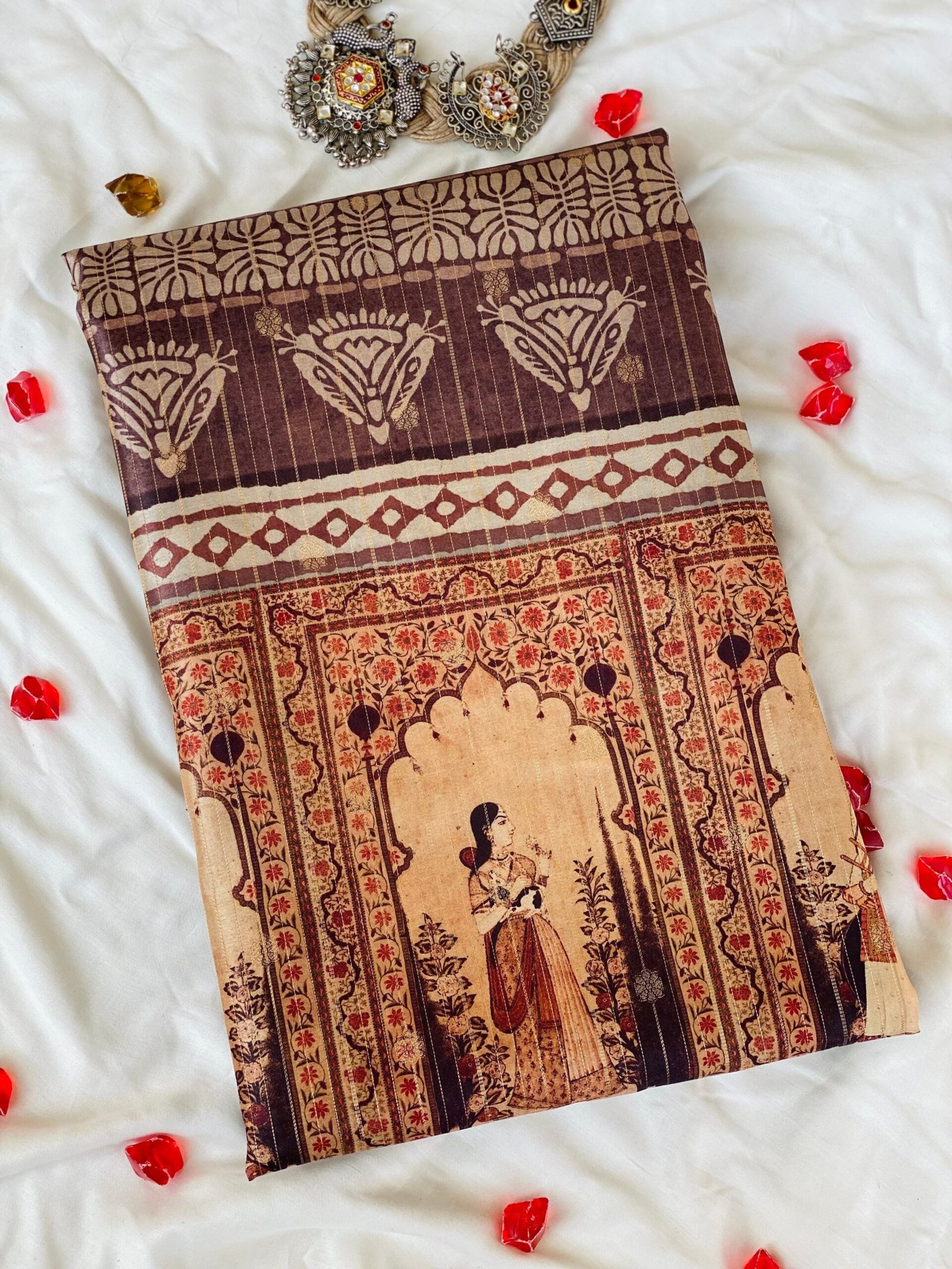 Majestic Mosaic Saree