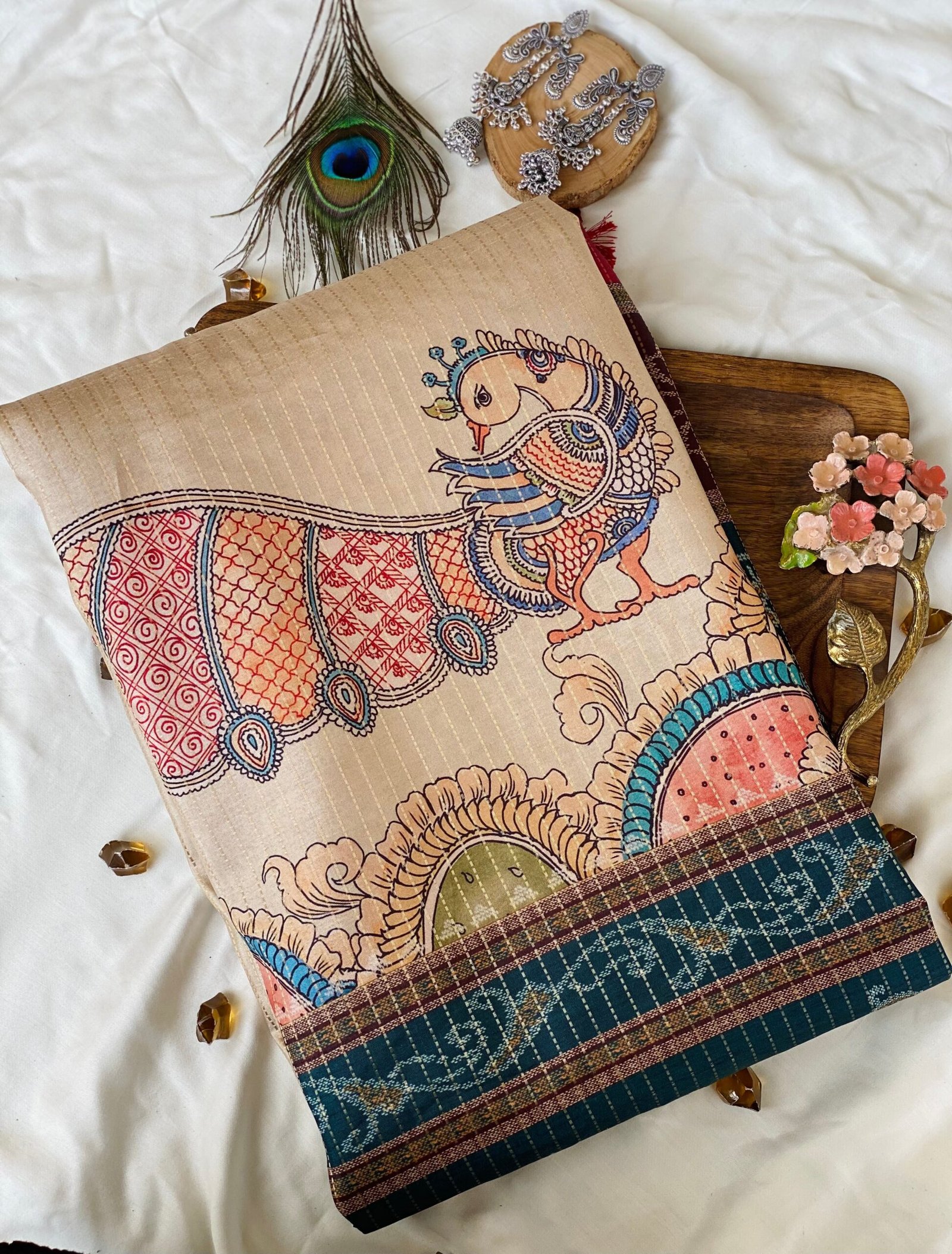 Elegant Pehchan Peacock Saree – Embrace Timeless Grace