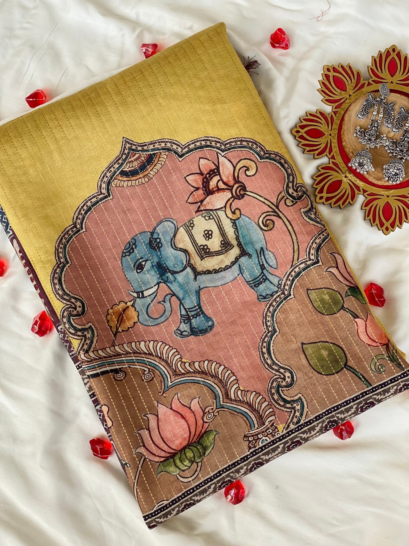 Radiant Sundara Yellow Aura Saree