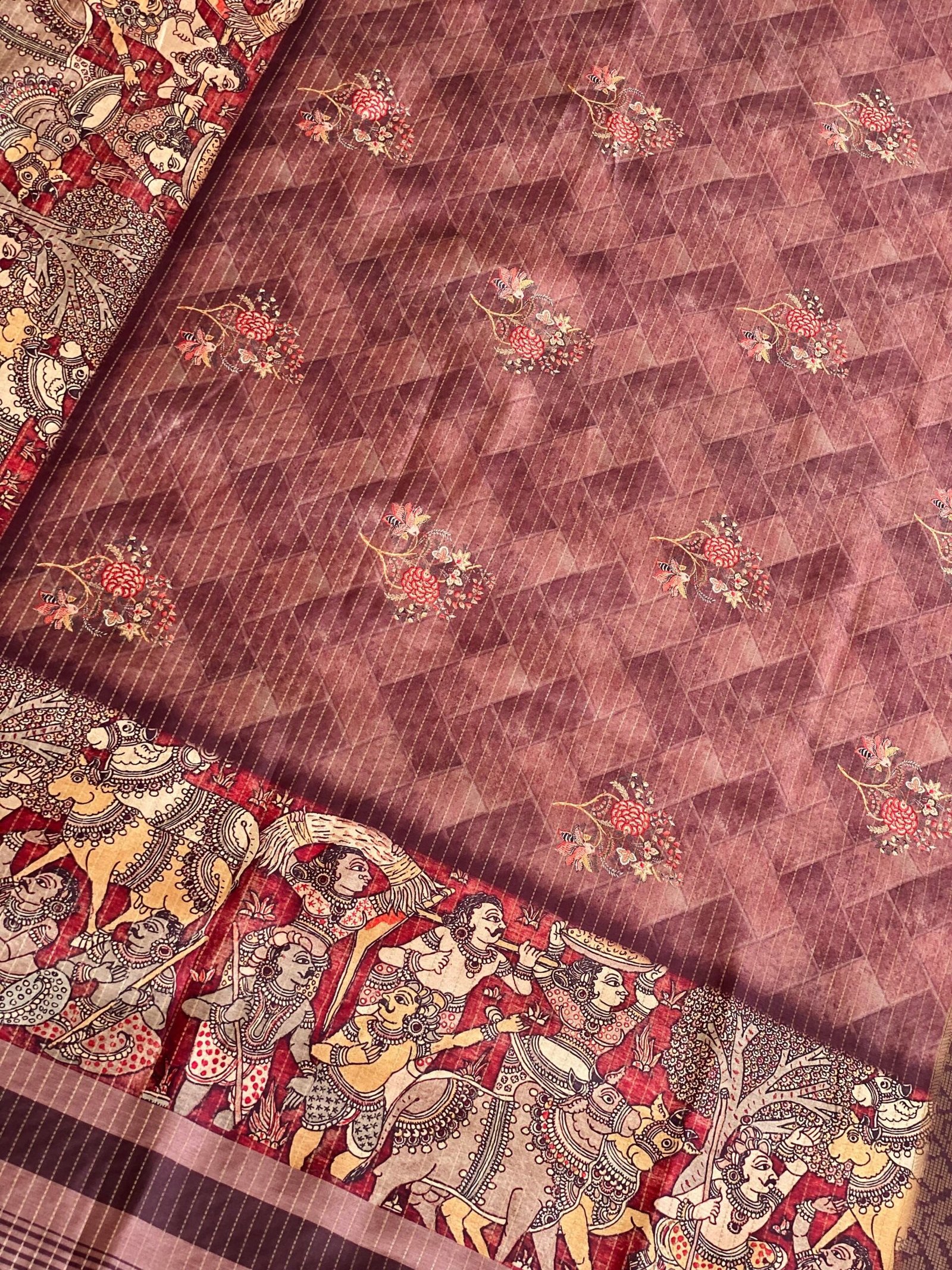 Elegant Kalpana Geometric Modern Saree - Image 2