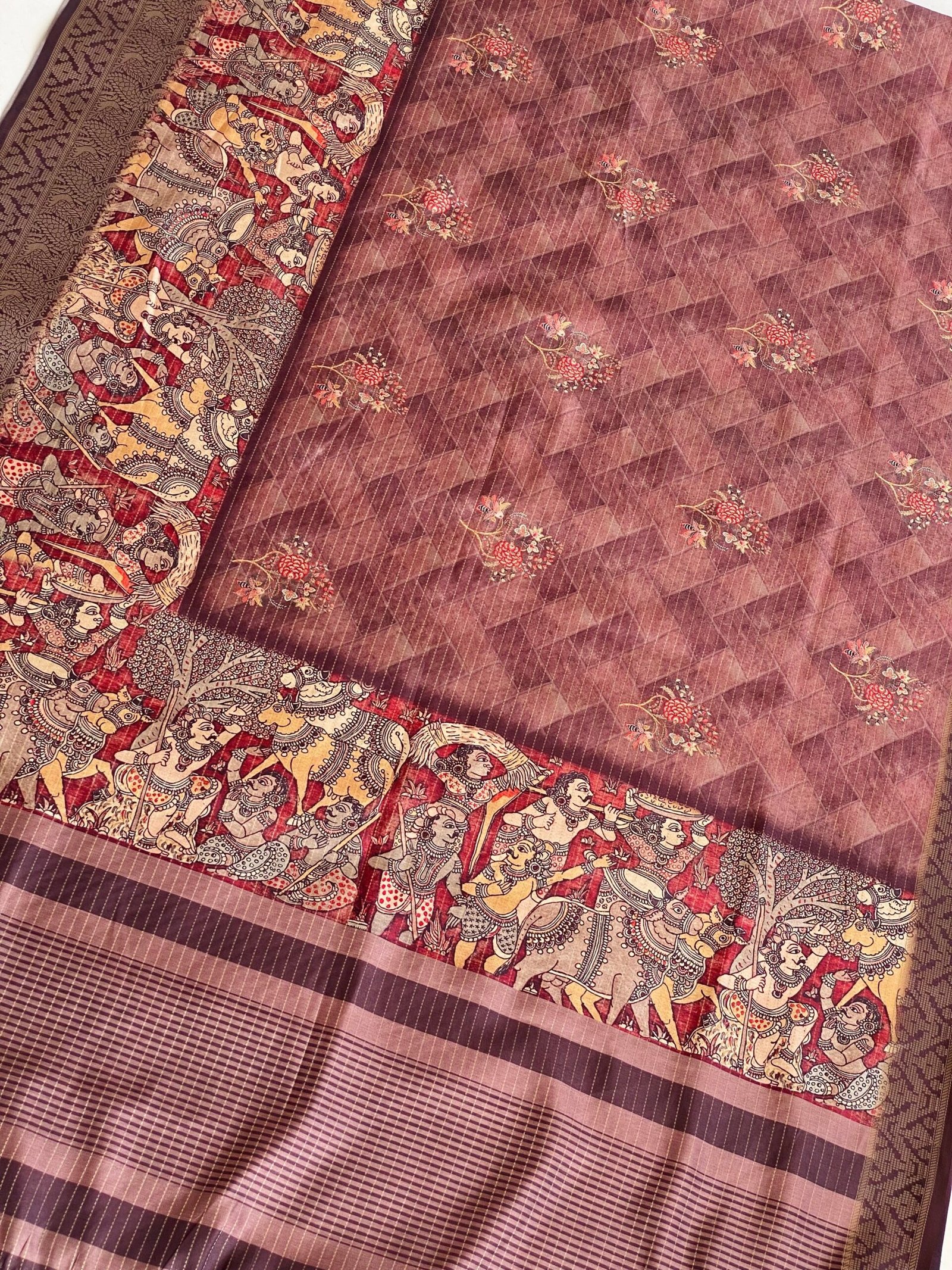 Elegant Kalpana Geometric Modern Saree - Image 3