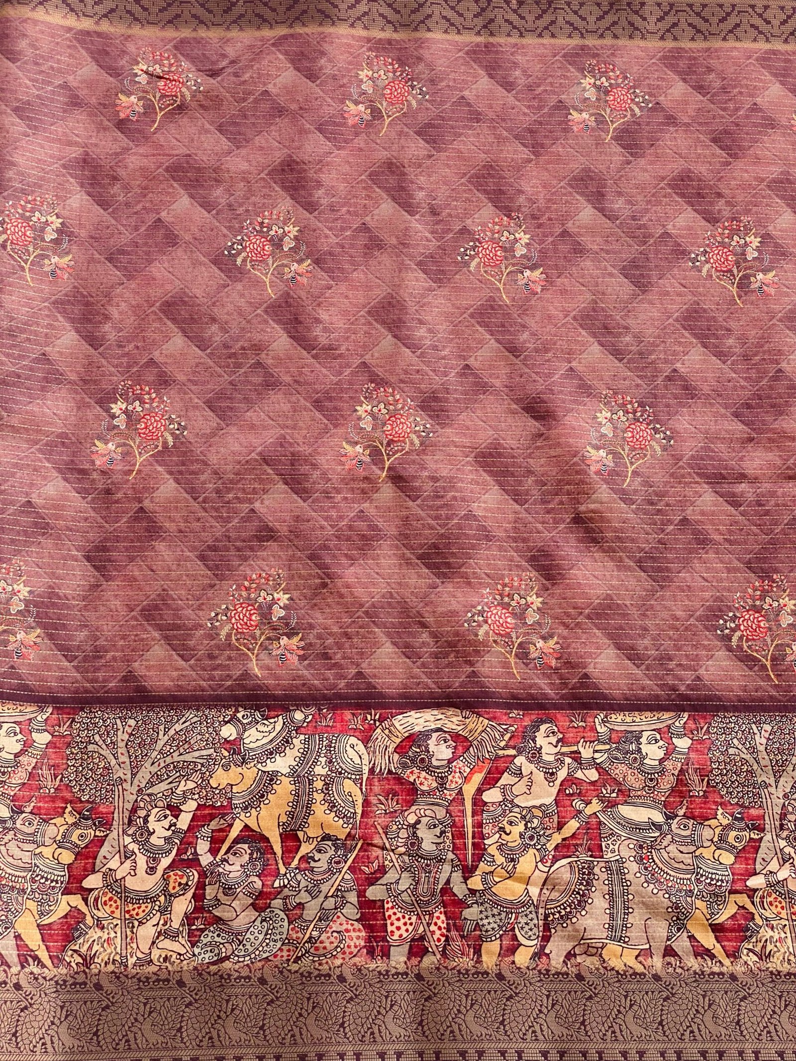 Elegant Kalpana Geometric Modern Saree - Image 5