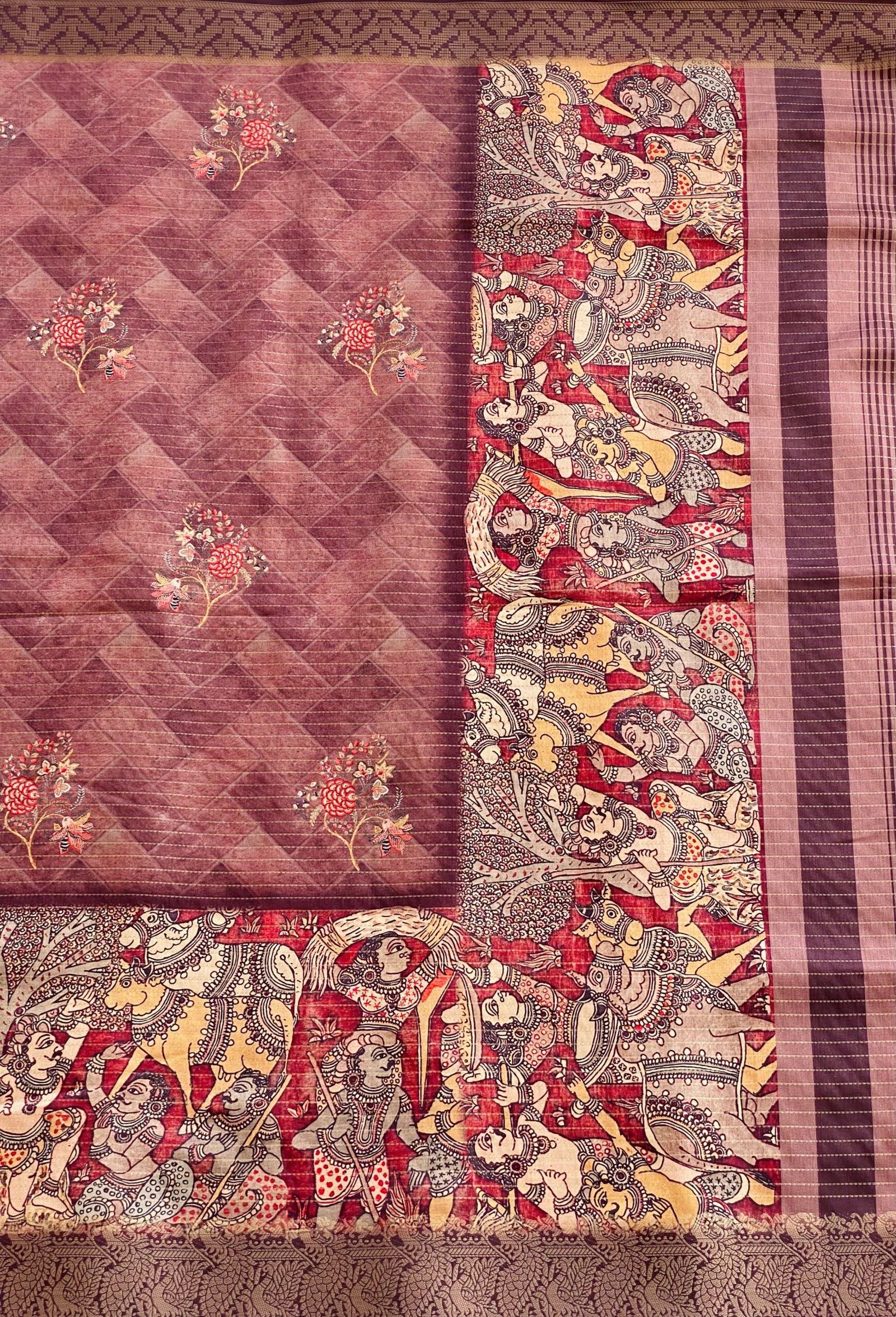 Elegant Kalpana Geometric Modern Saree - Image 6