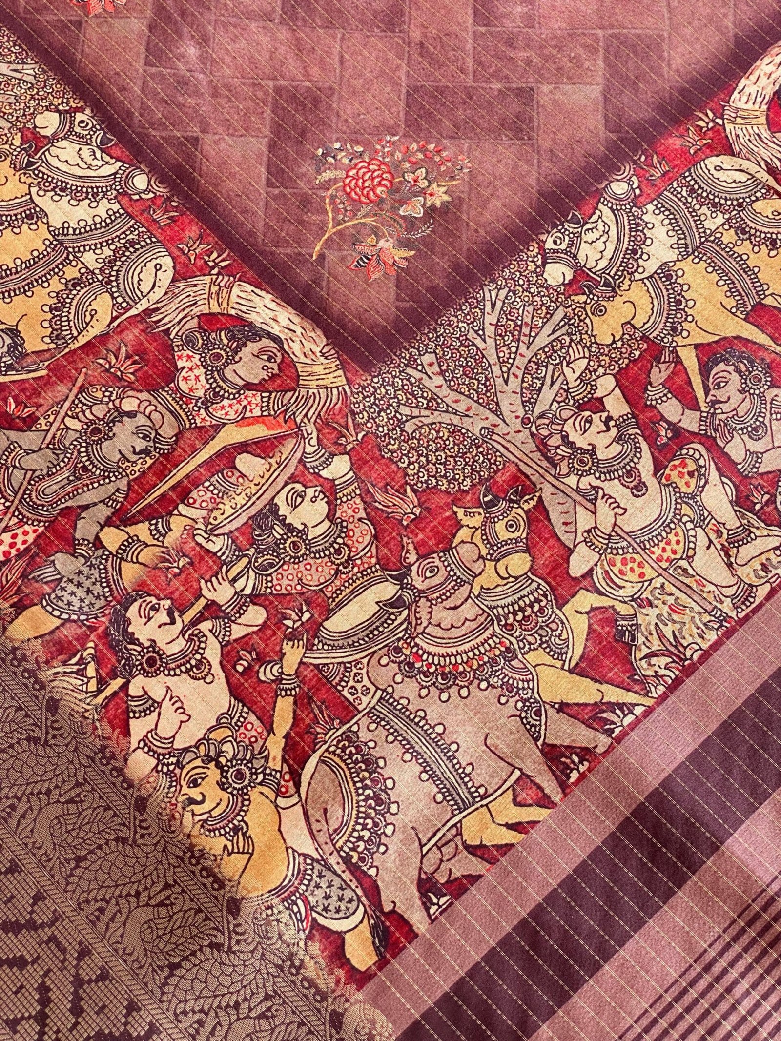 Elegant Kalpana Geometric Modern Saree - Image 7