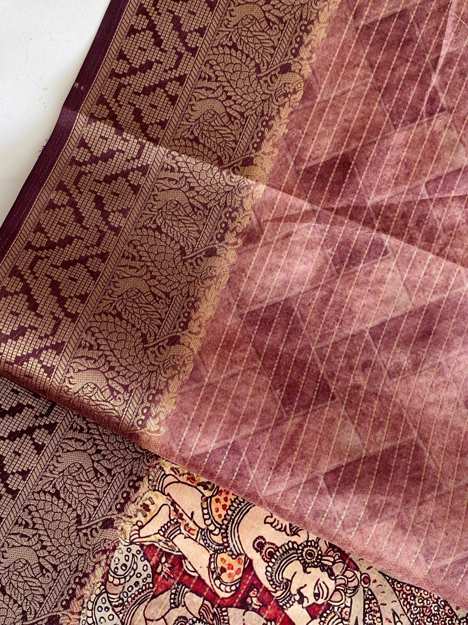 Elegant Kalpana Geometric Modern Saree - Image 8