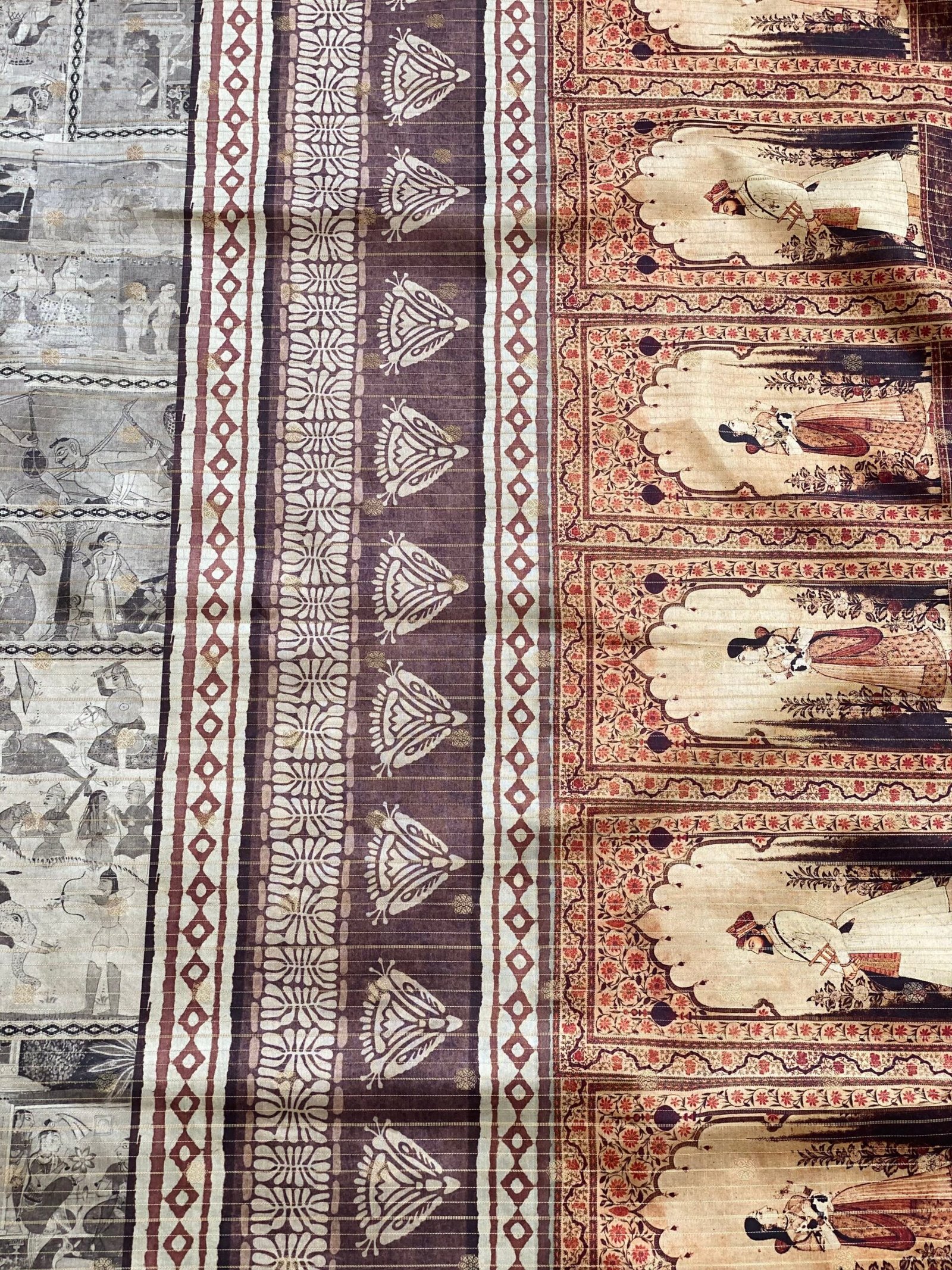 Majestic Mosaic Saree - Image 5