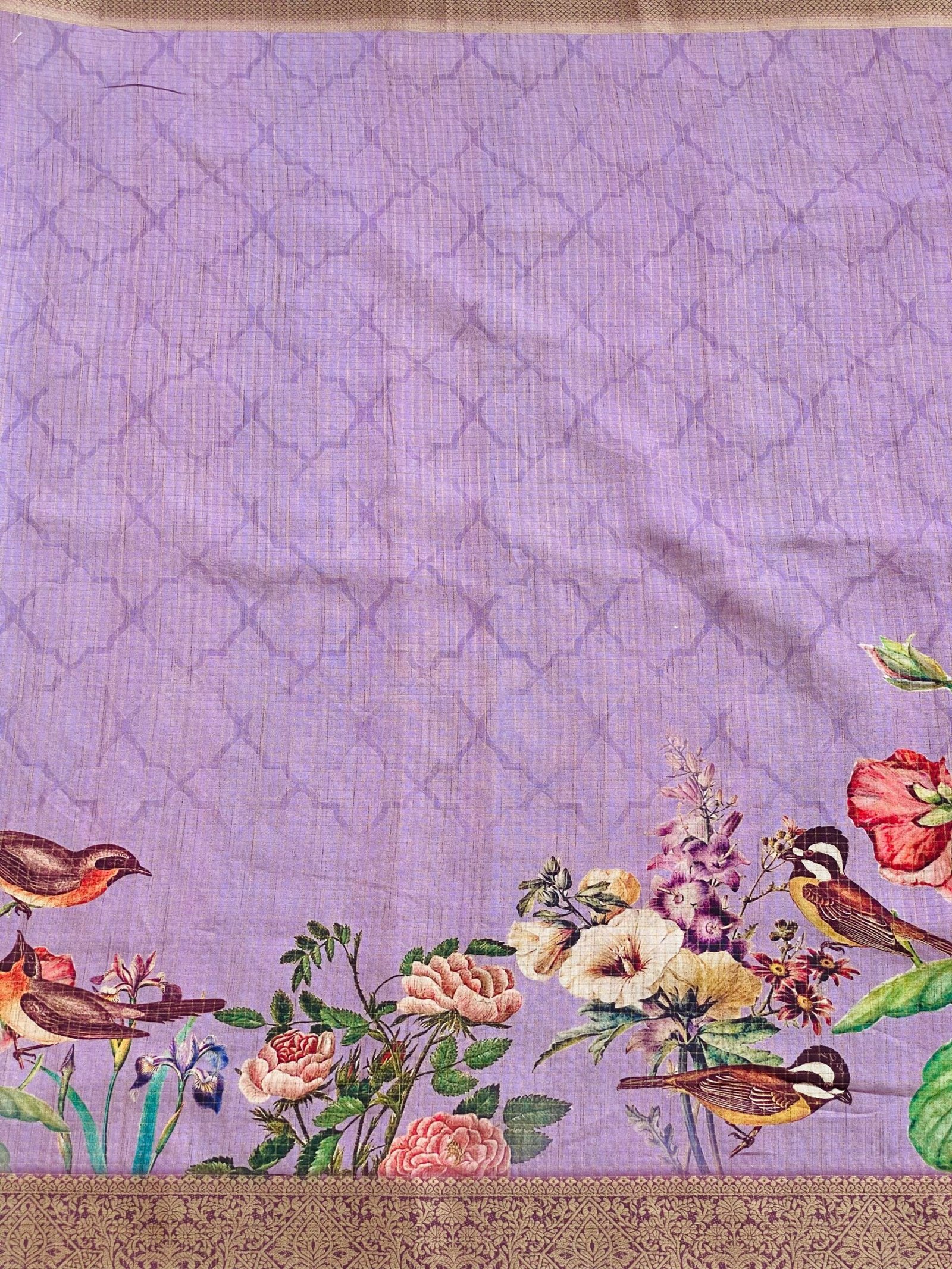 Enchanting Aangan Blossoms Saree - Image 8